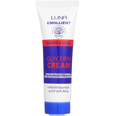 LUNA EMOLLIENT HAND & HEEL GLYCERIN CONCENTRATED FORMULA CREAM 20 GM
